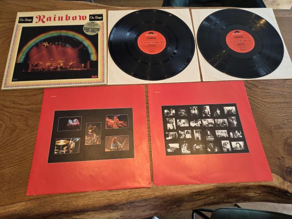 Rainbow On Stage 1977 Polydor 2675142 Deutsche Doppel Pressung VG+/VG+